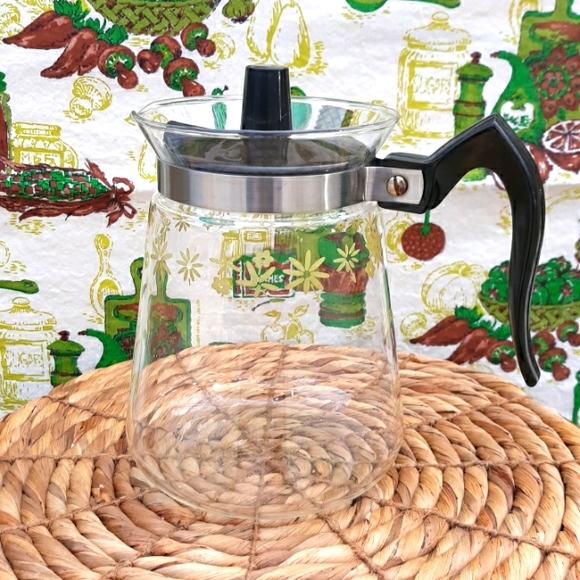 VTG CORY GLASS COFFEE POT - Picture 2 of 10
